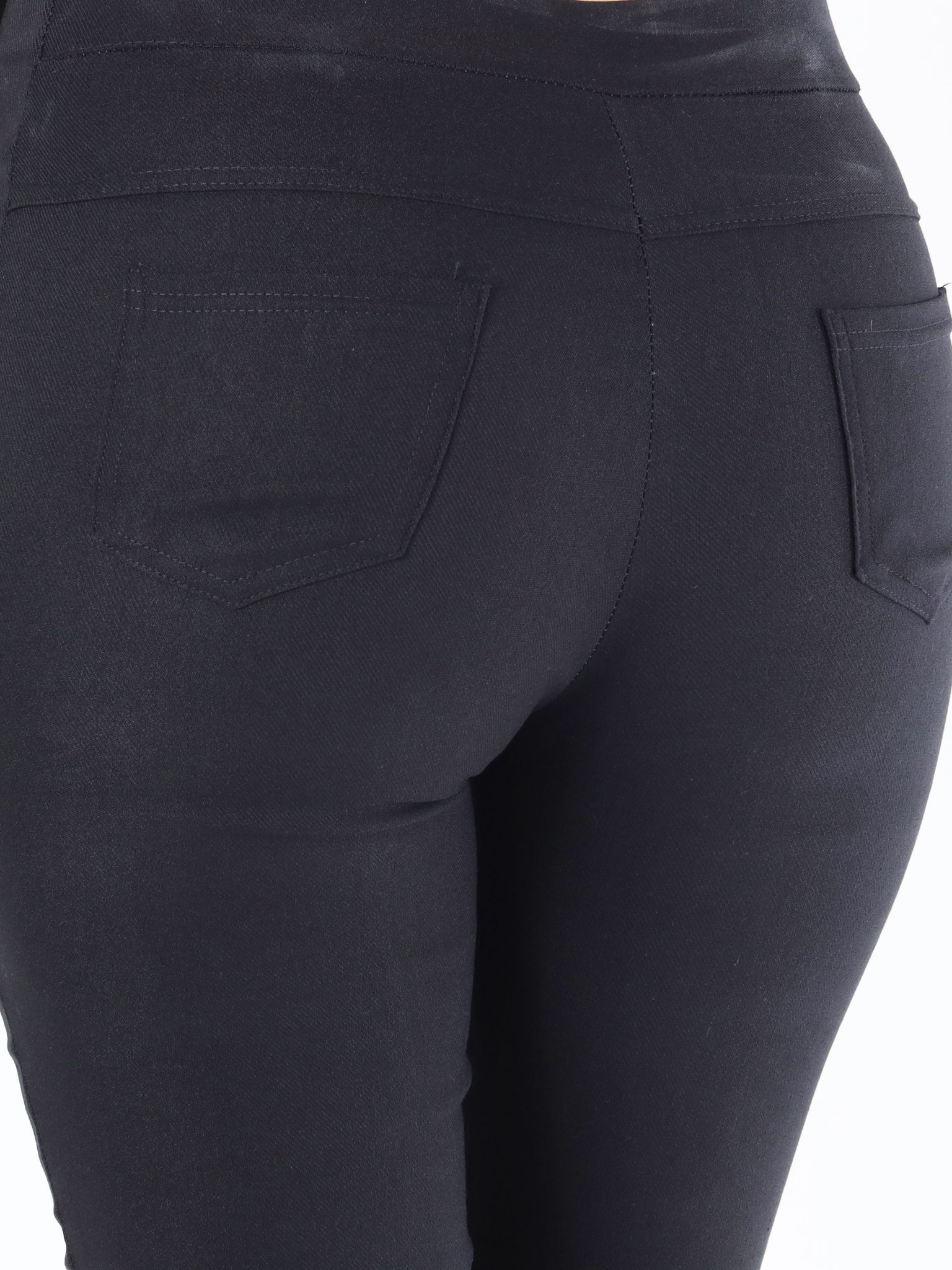 Kaya - Byxor med guldknappar och volangfåll